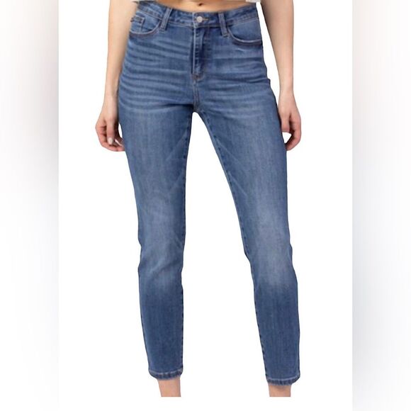 Judy Blue Denim - Judy Blue Slim Fit Medium Wash High Rise Stretch Denim Jeans Size 7 / 28